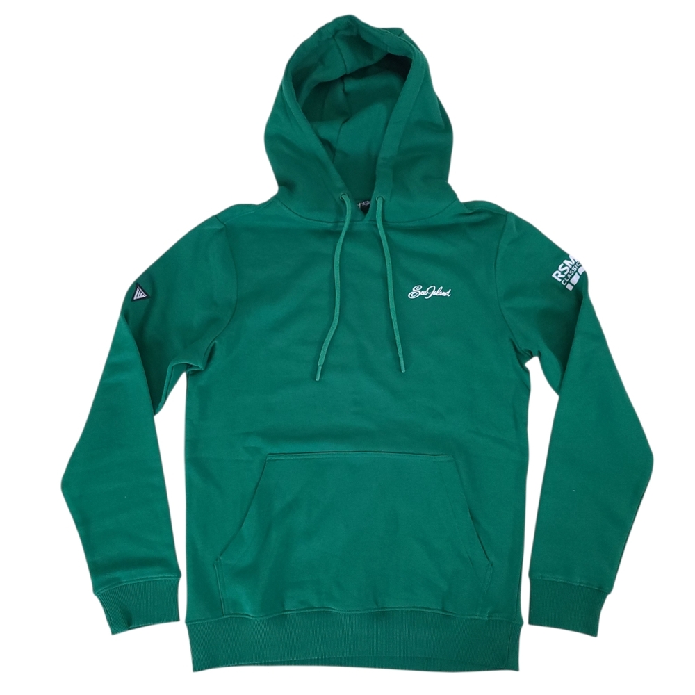NEW Levelwear Sea Island Green RSM Classic Golf Hoodie Sweater S